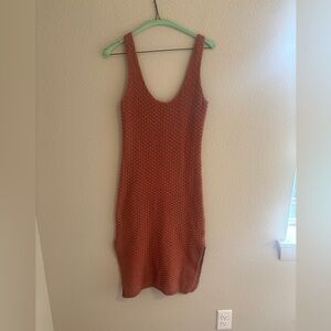Lovers + Friends knit sleeveless midi dress XS